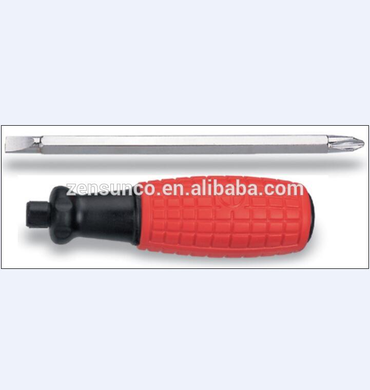 Cr-V hexagonal blade Magnetic tips 2-WAY Screwdriver